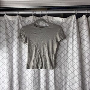 SKIMS Light Gray Short Sleeve Tee